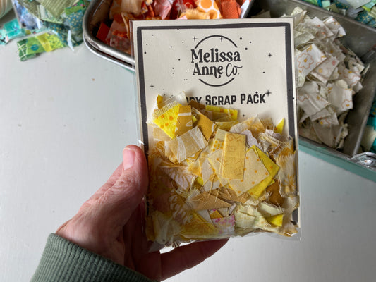 Yellow Mini Happy Scrap Pack