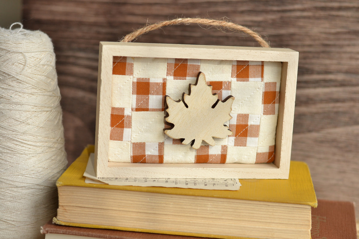 Quilted Shadow Box - B38