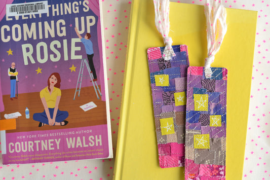 Hot Pink Bookmark - Everything Coming Up Rosie