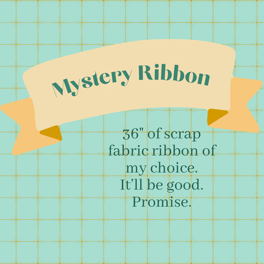 Mystery Scrap Fabric Ribbon - 36"