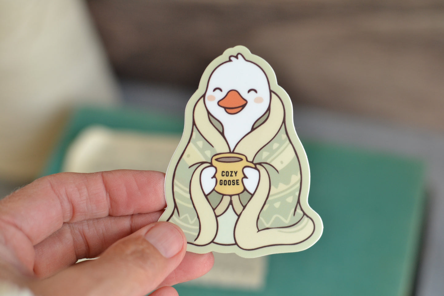 Cozy Goose Sticker - *stickers ship free*