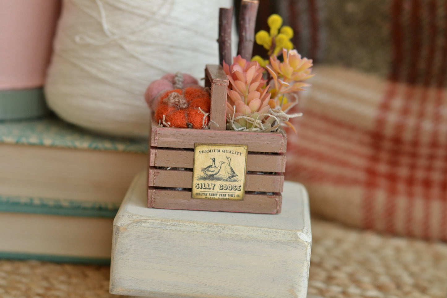 Autumn Floral Mini Basket