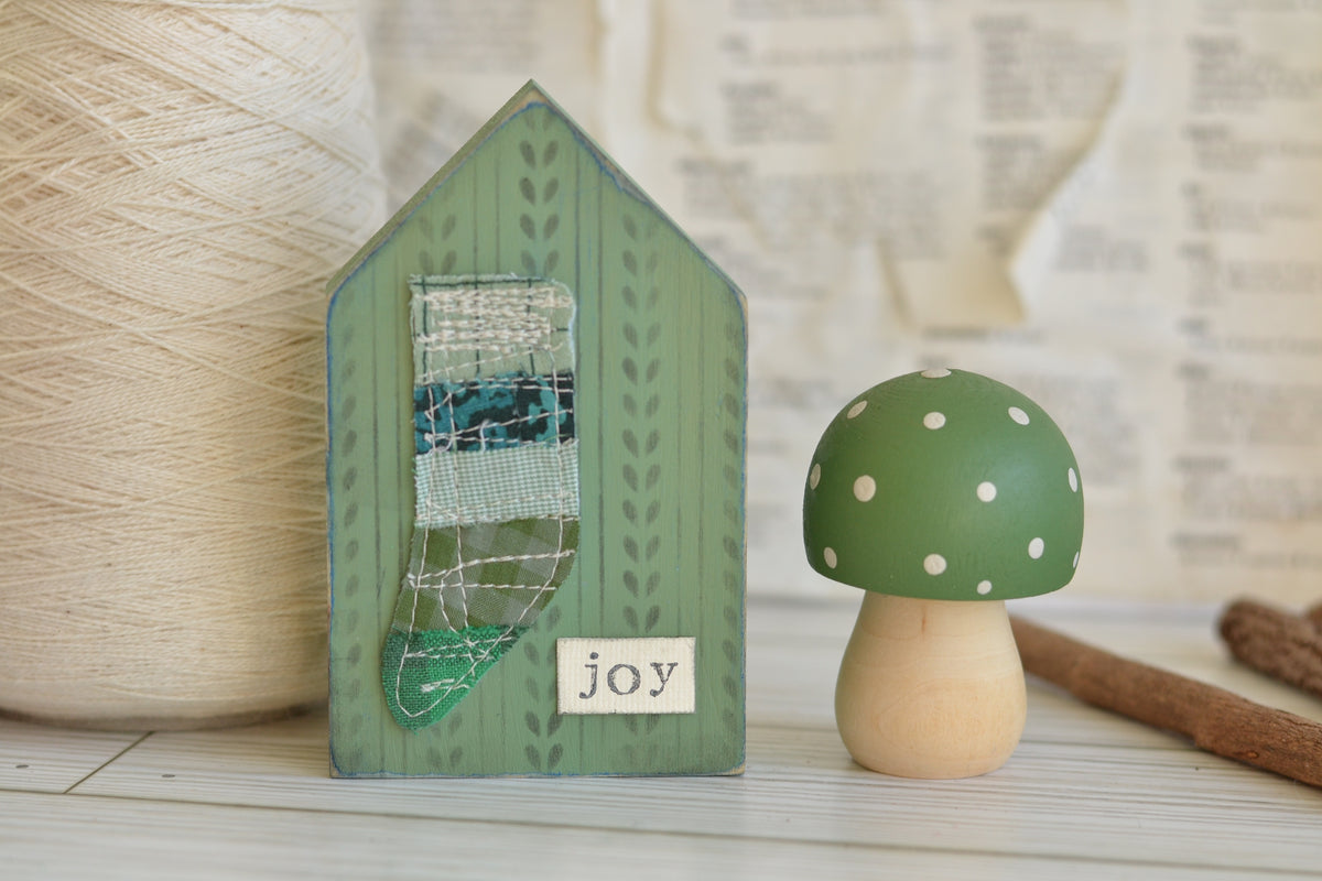 Green Polka Dot Mushroom
