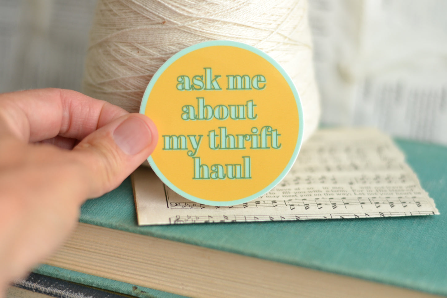Thrifting Sticker - *stickers ship free*