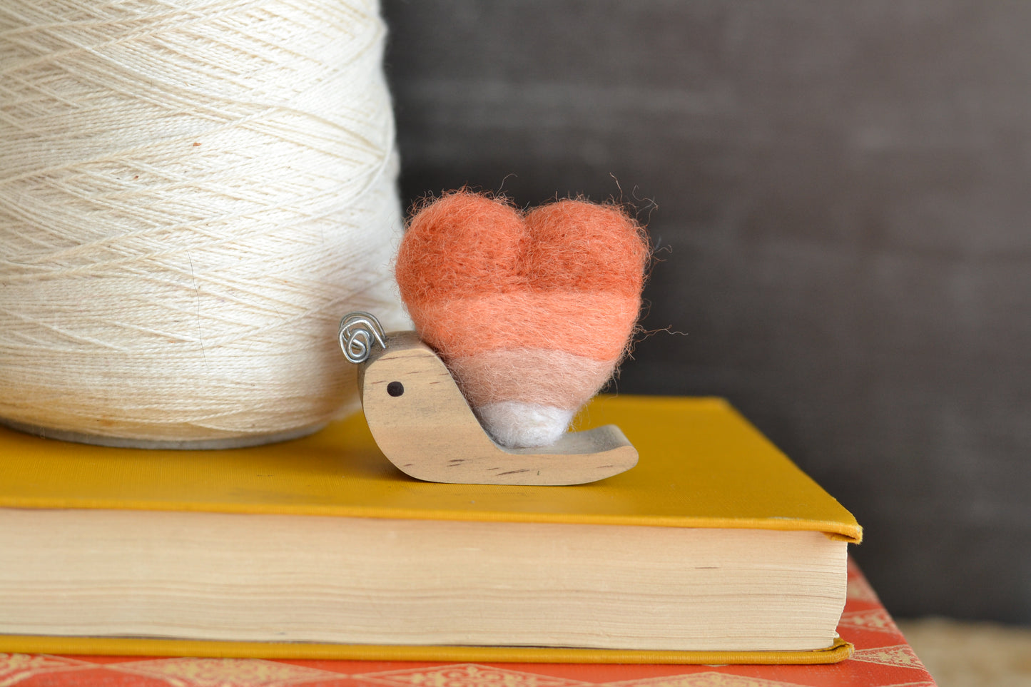 'I Love Fall' Snail