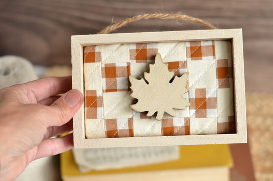 Quilted Shadow Box - B38