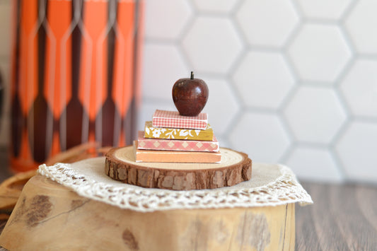 Books on a Log Slice B13