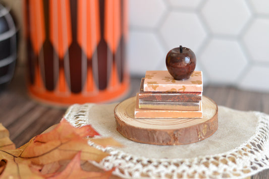 Books on a Log Slice B18