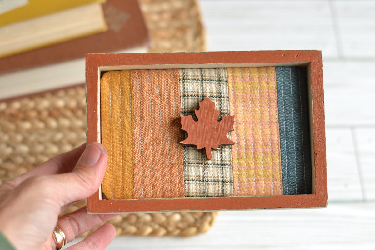 Quilted Shadow Box - B37