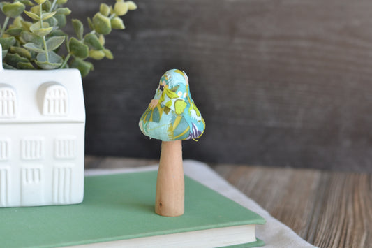 Blue Patchwork Mushroom