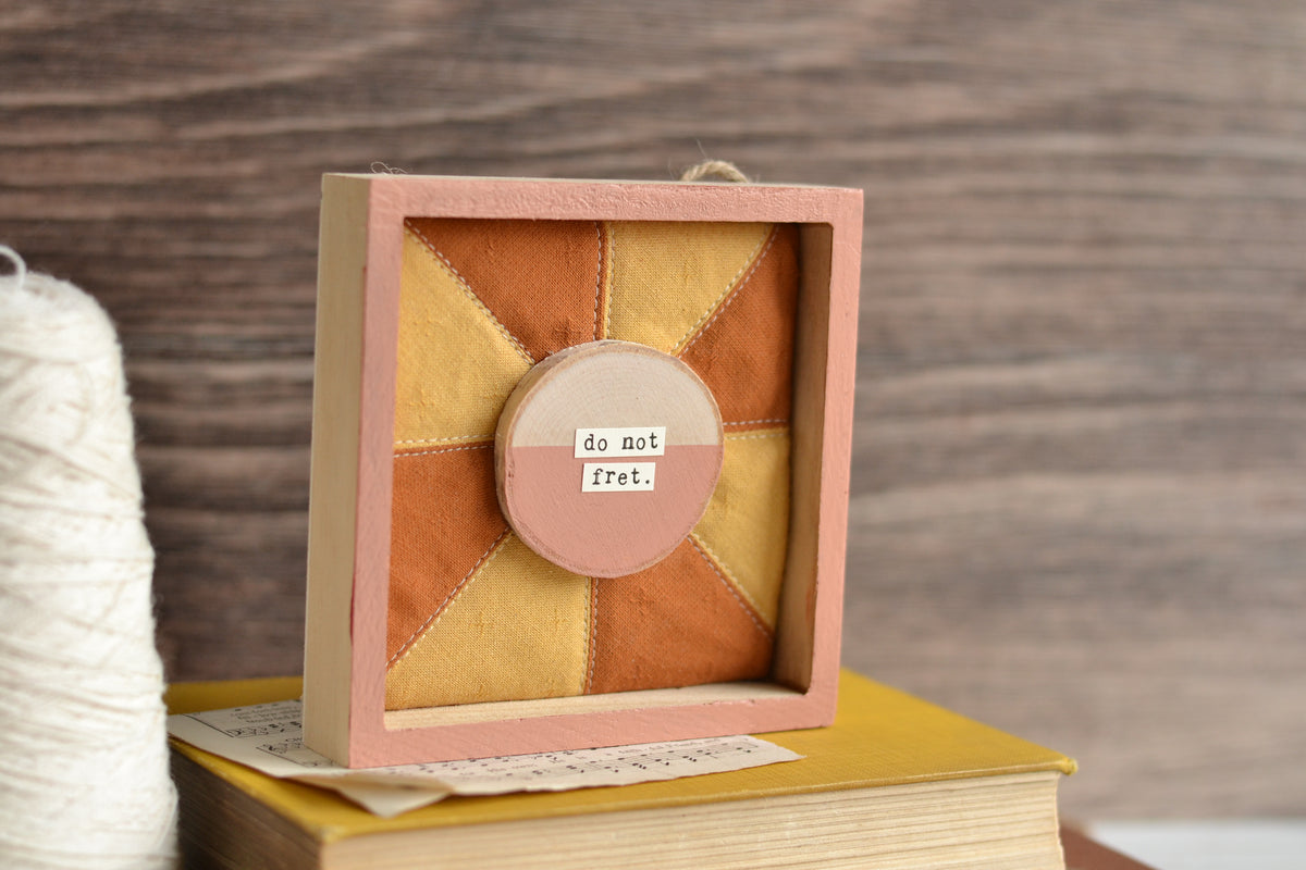 Quilted Shadow Box - B36