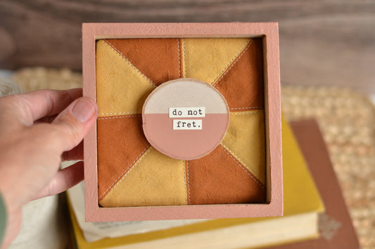 Quilted Shadow Box - B36