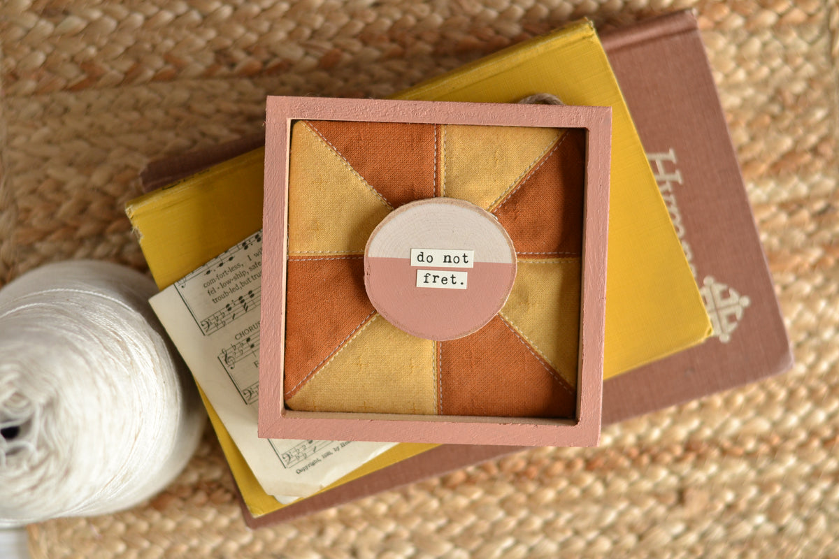 Quilted Shadow Box - B36