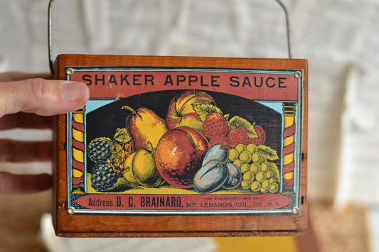 Wood Apple Sauce Basket