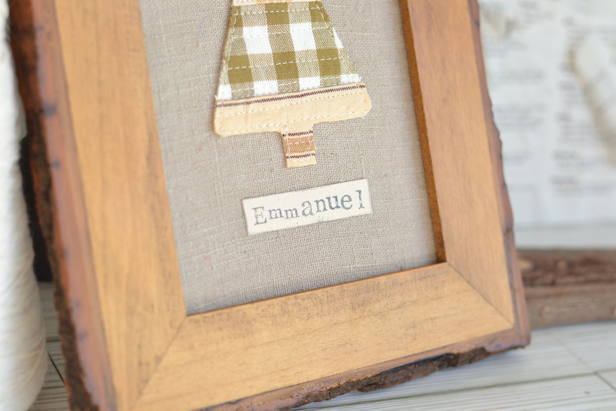UNFRAMED Neutral Tree Textile Print - Emmanuel