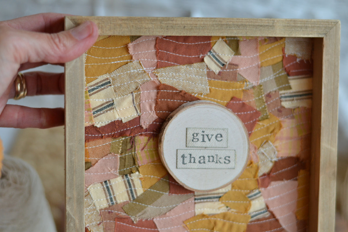 8" x 8" Confetti Quilted Sign