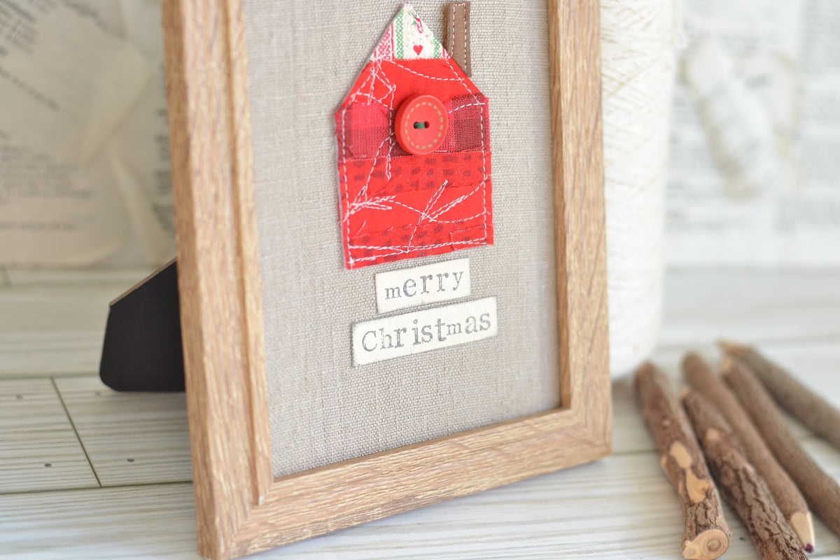 UNFRAMED Home Textile Print - Merry Christmas