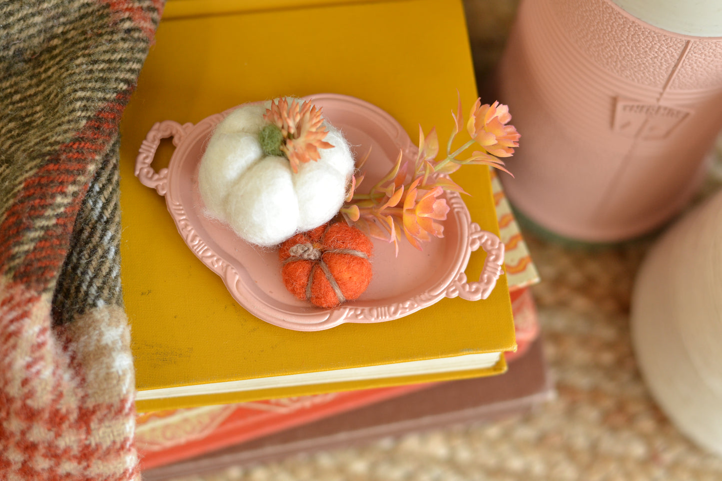 Autumn Floral Mini Blush Tray