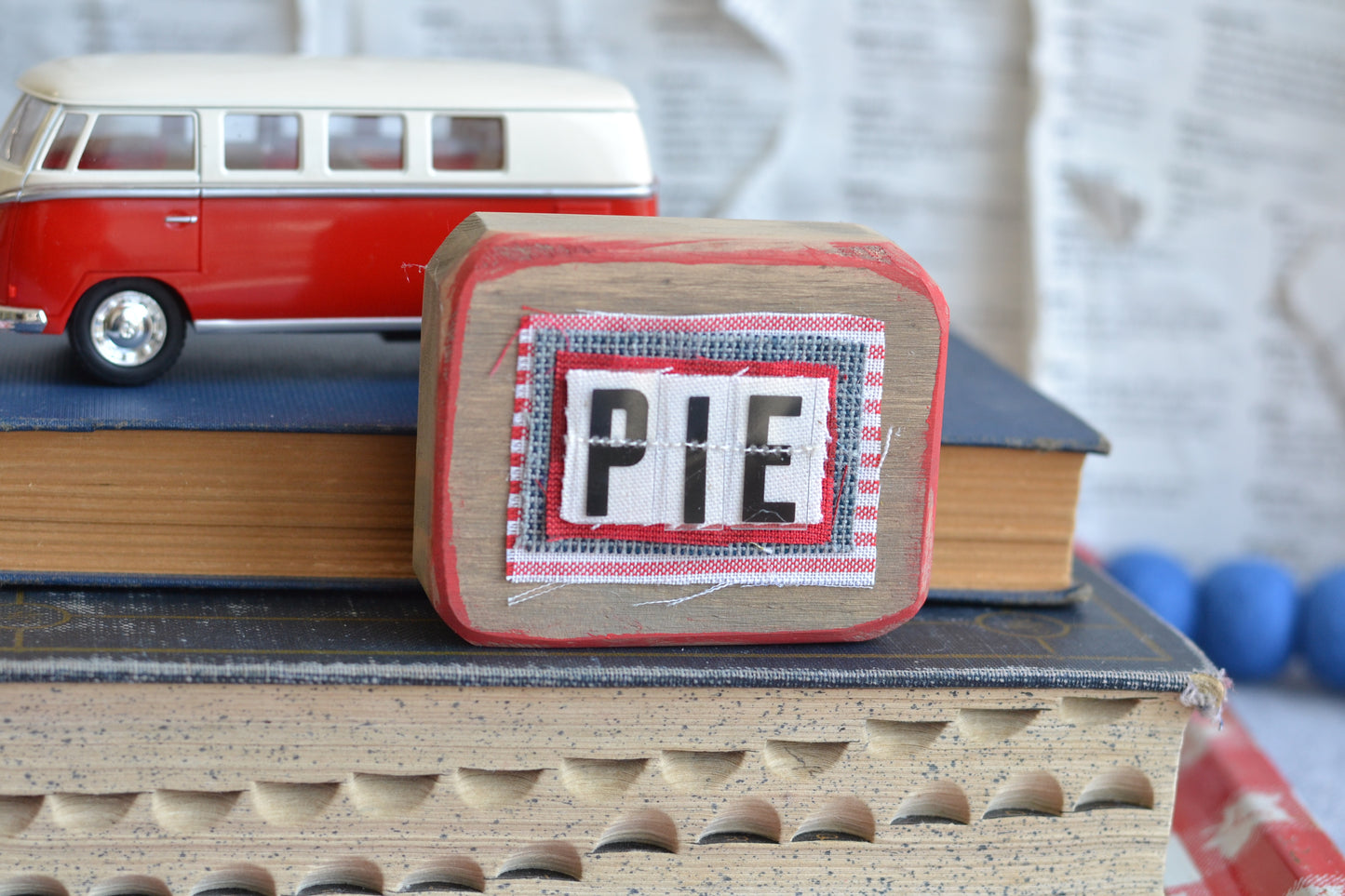 Wood Patriotic Sign PIE