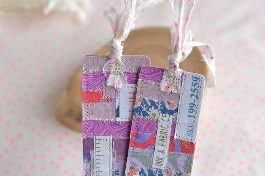 LAVENDER Scrappy Bookmark