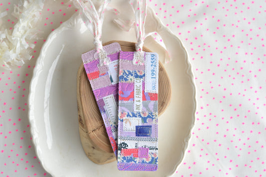 LAVENDER Scrappy Bookmark