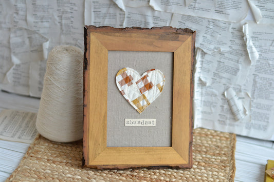 5x7 Textile Art Print - Abundant *frame not included*