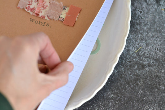 Pink 'Words' Notebook