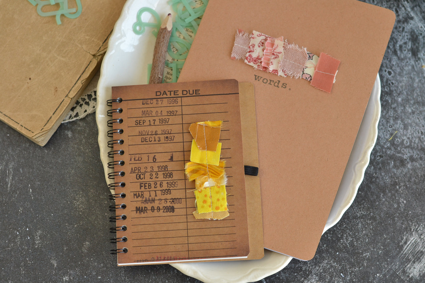 Yellow 'Words' Notebook