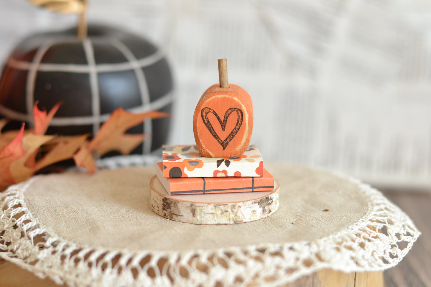 Books on a Log Slice B19